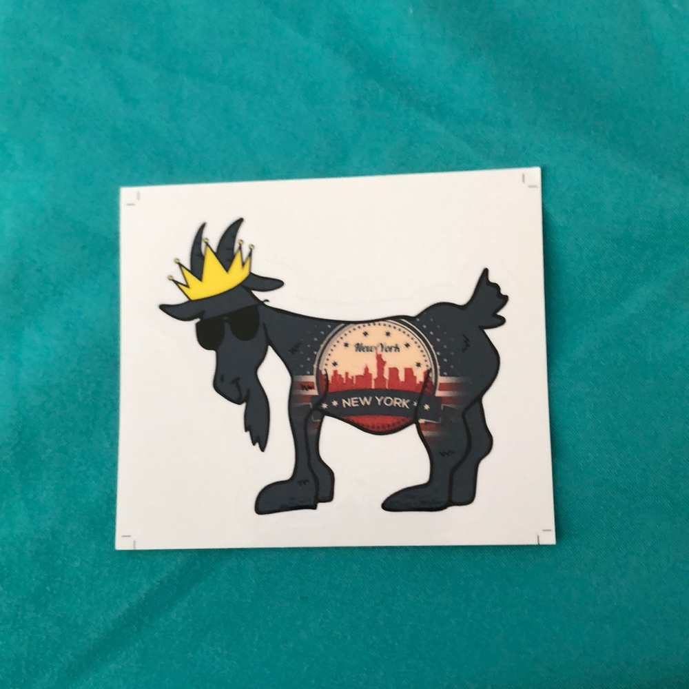 New York goat stickers
